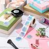 Laser, Rainbow Film Stickers, Gift Sealing Stickers, Circular, Waterproof, Reflective Paper, Adhesive Labels