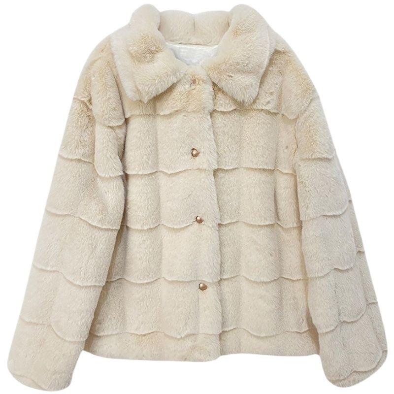 Rich Family Daughter Wind Fur Fur Coat New Autumn and Winter Women's Danish Mink Light Fashion Thickened Top