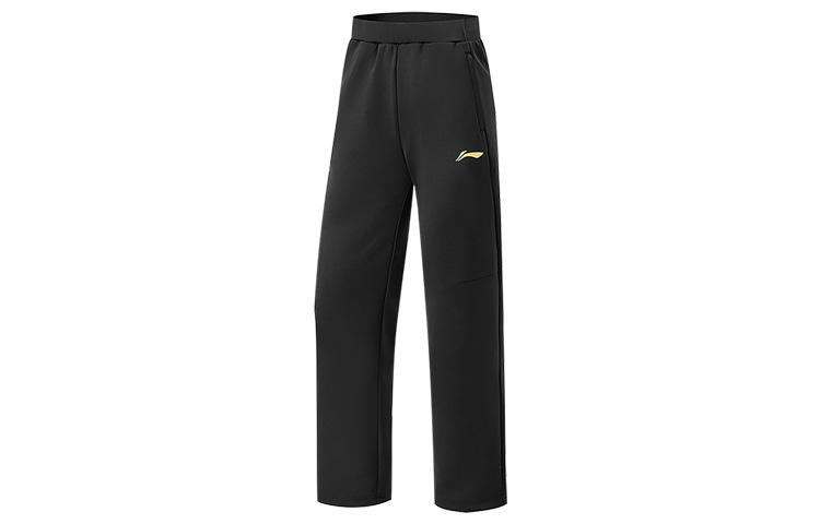 Li Ning Table Tennis Collection Knitted Sweatpants Women s Black AKLU266-1 XXL