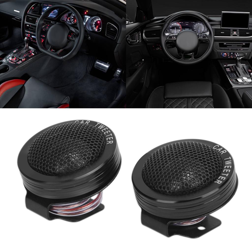 Pair Car Mini Tweeter Speaker Dome 150W 4 Ohm  98dB High Resolution Sound Universal for Audio