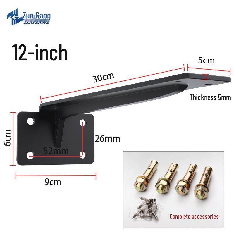 Schwerlast-Schwebender TV-Schrankhalter: Verbreiterte & Verdickte Dreieckige Regalstütze