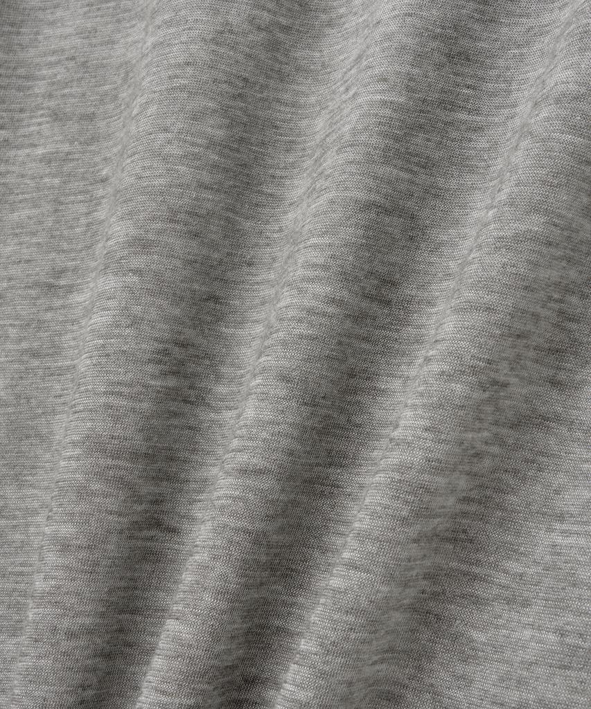 NOIRER FOR WOMAN Summer Wool Loose Fit T-Shirt (Melange Grey)