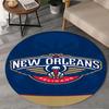 Pelicans Team Spirit Round Rug for Livingroom,Bedroom, Palyroom, Chair Rug, Area rug, Circle Carpet, Large Size Fan Christmas gift