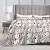 Cartoon Panda Bubu Dudu Blankets Fleece Textile Decor  Multi-function Lightweight Thin Throw Blanket for Home Travel Rug Piece