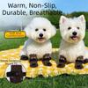 Anti-Slip Cozy Dog Socks Adjustable Band Strong Grip Noiseless Knitted Socks Anti-Scratch Cotton Dog Paw Covers Indoor