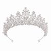 Exquisite Crystal Crown Handmade Baroque Headpiece Beaded Headpiece Bridal Tiara  Prom