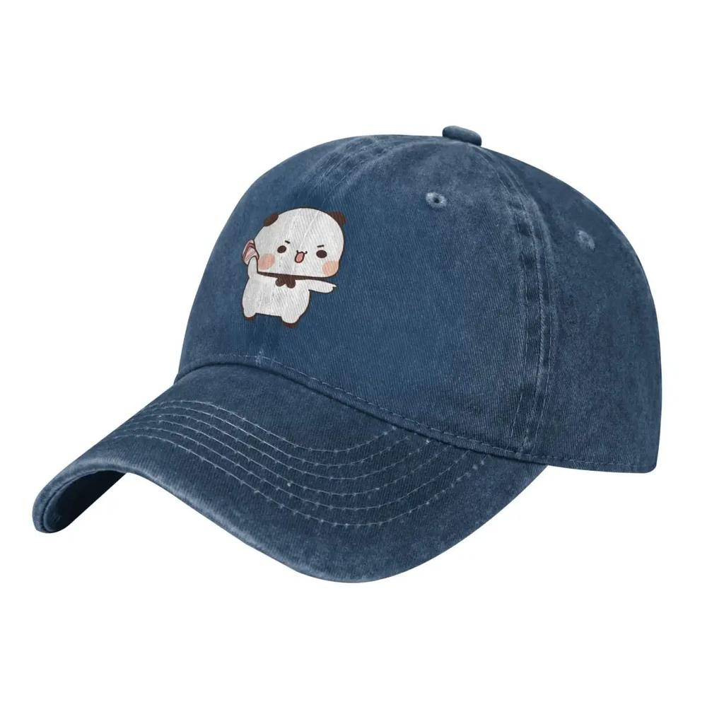 Lovely Bubu Is Throwing Flipflops At Dudu Kawaii demin Trucker Hat Lightweight Mens Cap Baseball Cap For Men