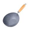 Non-stick Marble Pattern Wok Rapid Heat Milk Pot Useful Stir Fry Pan  Dormitory