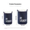 1Pc-Foldable Drawstring Laundry Large Capacity Waterproof Clothes Storage Basket For Home Bathroom Children'S Toy Organiz