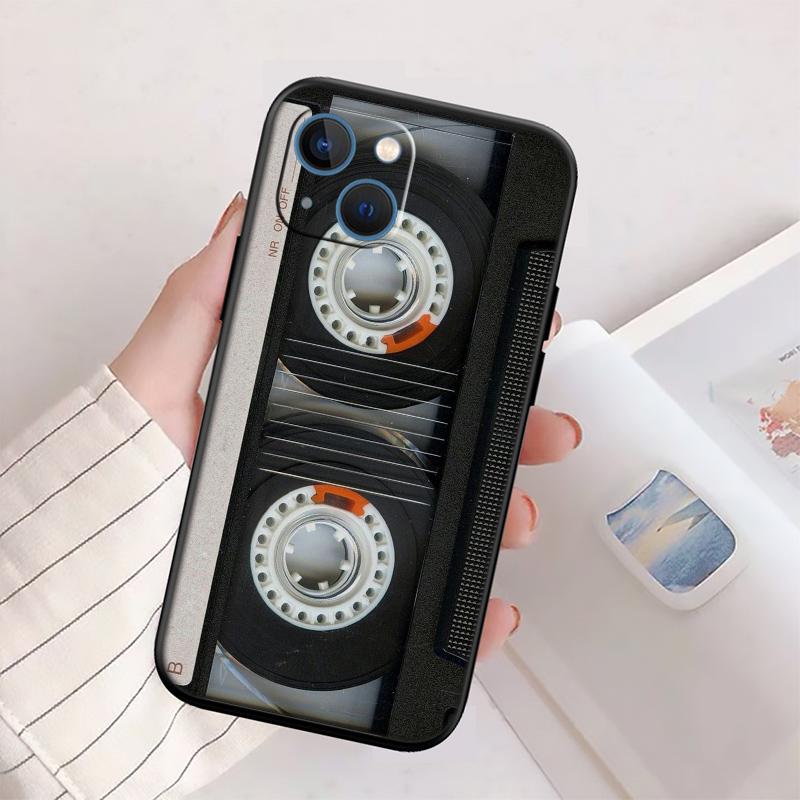 RP9 Boombox Tape Vintage New High-End Shell Phone Case for OPPO A3 Pro A72 A74 A76 A77 A77S A78 A79 A94 A95 A18 A40M A58