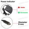 36V 2A Lithium Battery Charger Fast Charging Diameter 8mm 42V 2A 10S Li-ion Battery Pack Charger Power Supply Adapter For Xiaomi