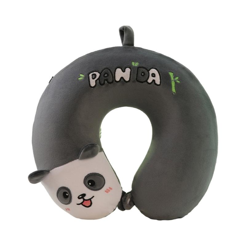 Ushaped Travel Pillow Cartoon Animal Neck Pillows for Travel Office Work Home