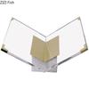 Minimalist Acrylic Transparent Bookshelf File Book Organizer Shelves Marble Base Magazine Holder Book Rack Modern Home Decor