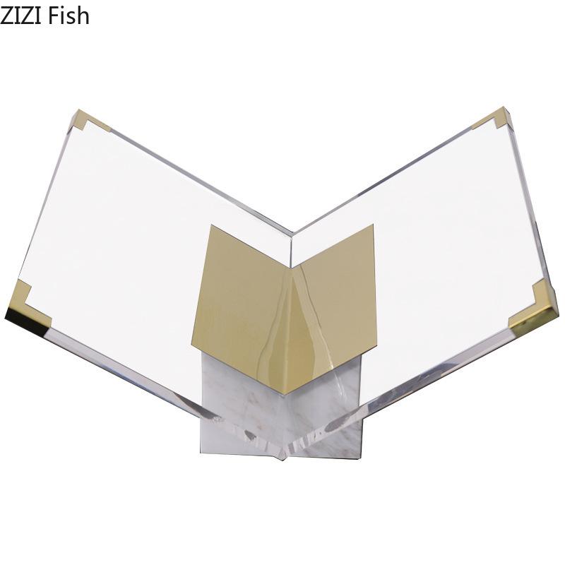 Minimalist Acrylic Transparent Bookshelf File Book Organizer Shelves Marble Base Magazine Holder Book Rack Modern Home Decor