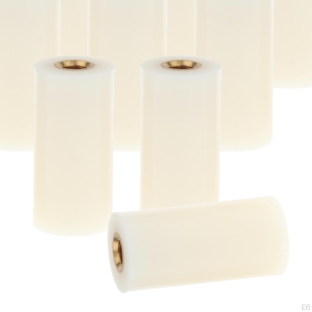 10 Pieces Billiard Cue Sticks Ferrule Tube Screw on Pool Tips Portable for