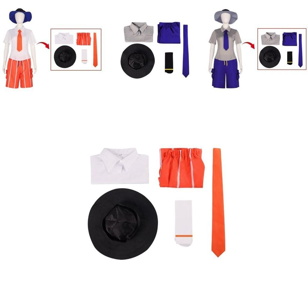 Pokemon Scarlet And Violet Florian Juliana Cosplay Costume Set For Halloween And Stage Performance