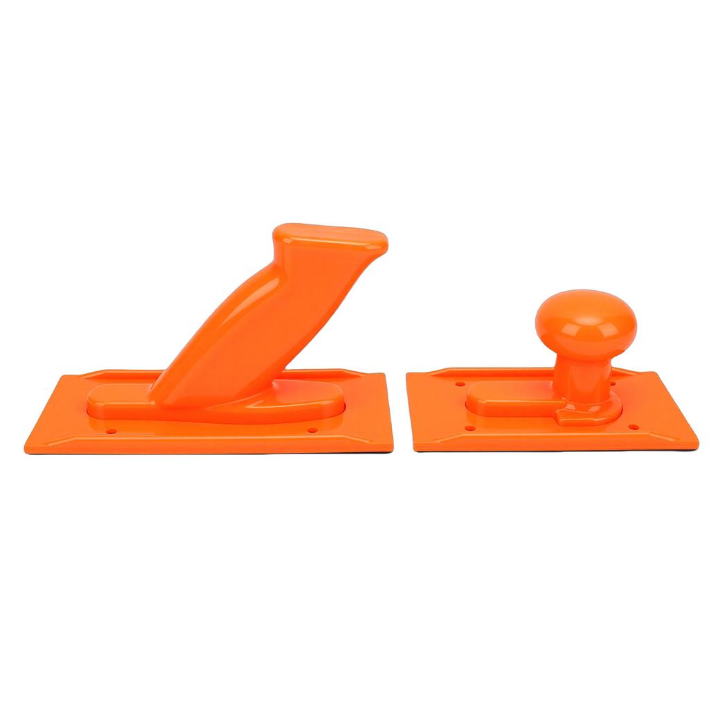 2Pcs Woodworking Push Block Plastic Carpenter Safety Tool for Table Saw Router Jointer Shaper Bandsaw Router Orange