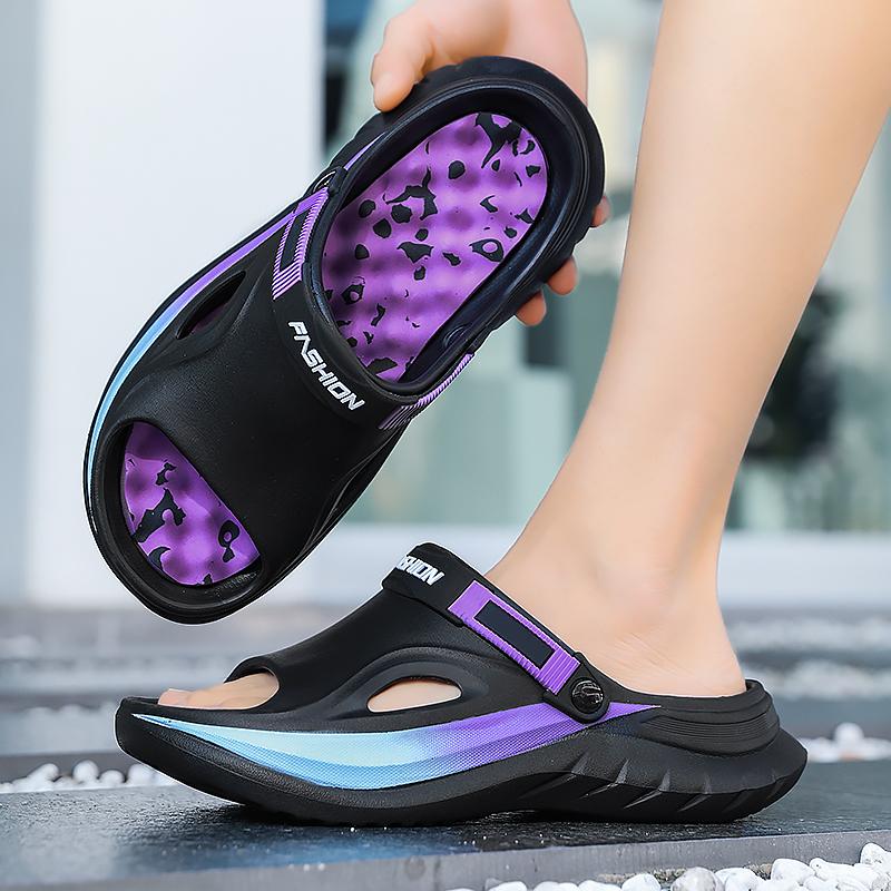 Sommer Herren Massage Hausschuhe Indoor Outdoor Sandalen Strand Bequem Weich Slides Clogs Freizeitschuhe Zuhause Herren Outdoor Sandalen