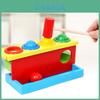 Wooden Toddler Color Matching Hammering Toy Interactive Ball Game For 1-2-3 Year Olds