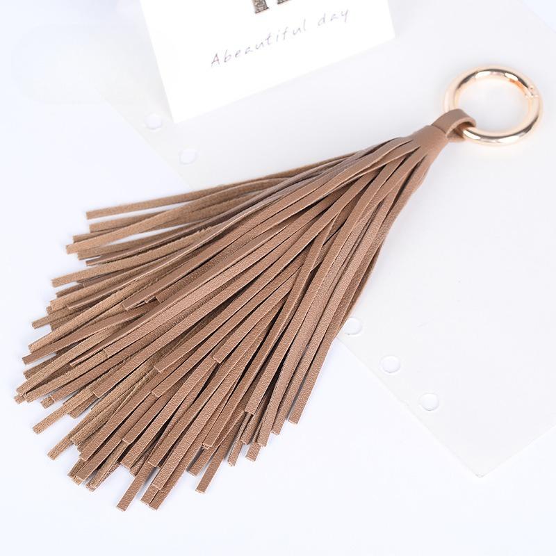 Creative Tassel Ring Car Keychain Fashionable Women's Bag Pendant Small Gift Pendant
