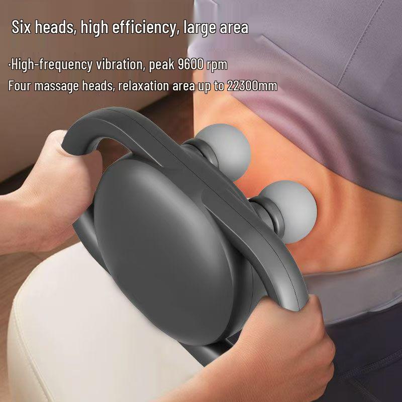 16-Head Professional Neck and Back Fascia Massager for Deep Muscle Relaxation