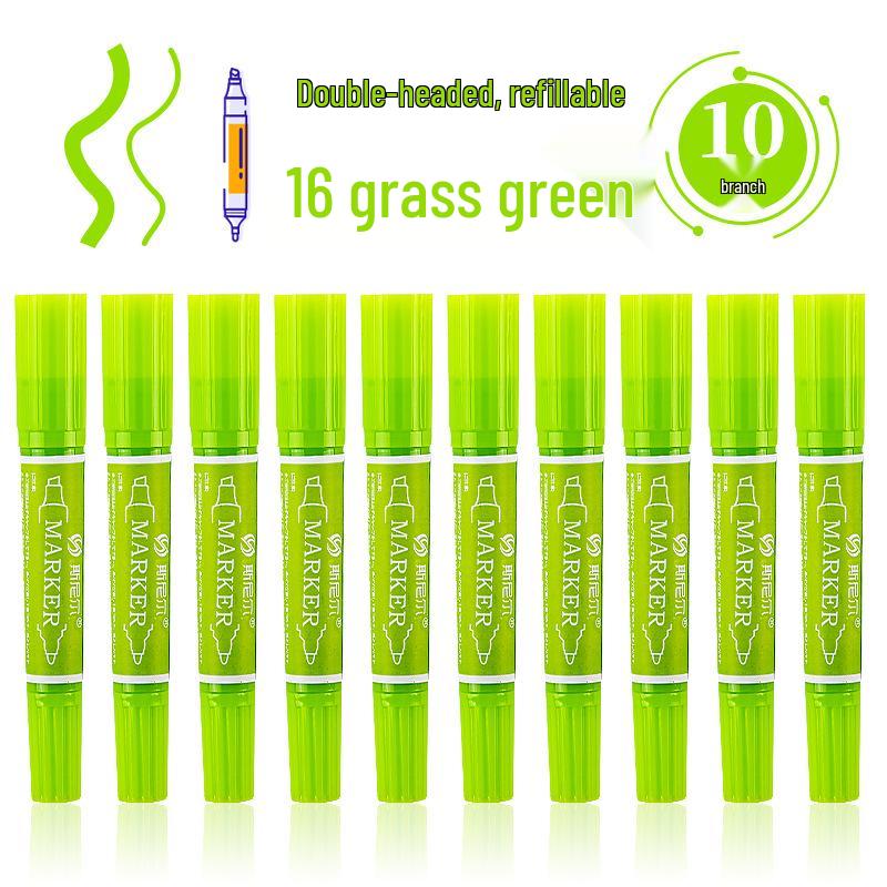 Snell 40-Color Double-Ended Oil-Based Marker Set for Children's Art and Professional Painting