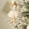 Christmas Decorations, Cute Ballet Girl Figurines, Plush Angel Doll Pendants