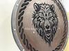 Wooden Viking Shield - Lion Design Shield For Cosplay and Home Decor