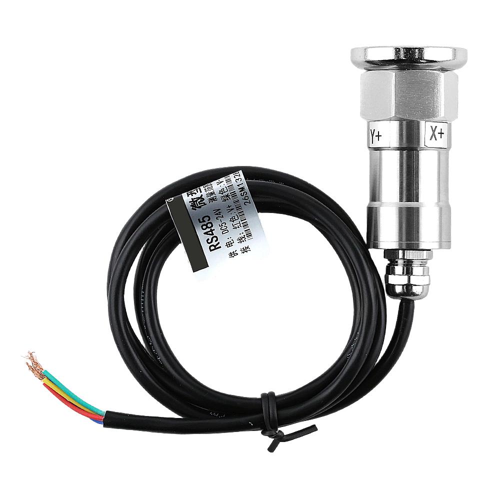 0-50mm/s Temperature Vibration Sensor Three-Axis Integrated RS485 Stainless Steel Vibration Transmitter for Water Pumps and Fans