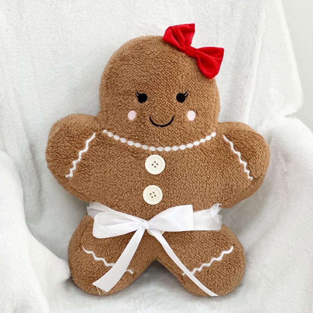 Lebkuchen Junge Mädchen Weihnachten Dekorative Plüschkissen Weiches Und Kuscheliges Stofftier