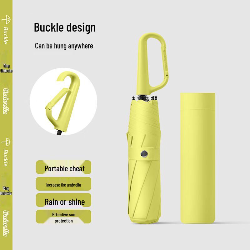 Nanqiao Macaron Series 3-Fold 8-Rib UV Protection Umbrella 21 inch