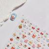 Tomoni Crystal Rose Nail & Candlestick Stickers - Xiaohongshu Stylish Phone Case Décor