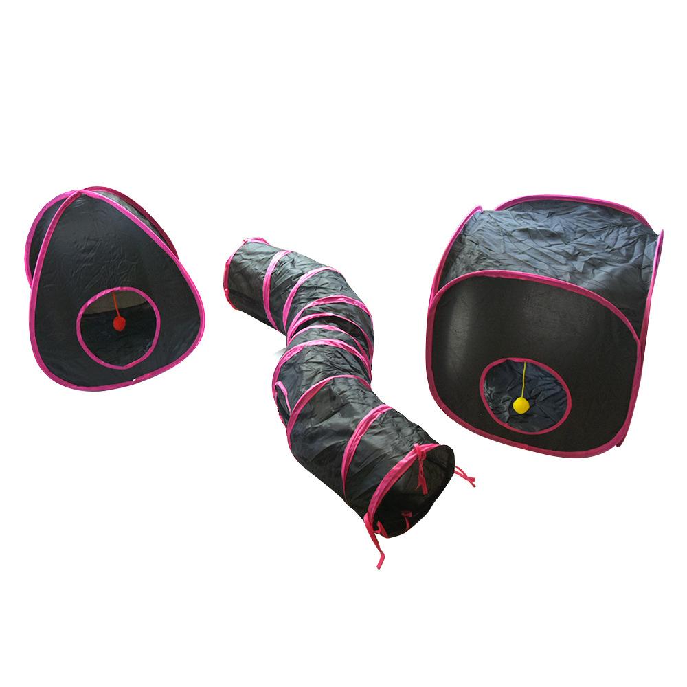 Pet Cat Toys Combination Tunnel Cat Runway Cat Drill Through Rolling Ground Totoro Tunnel Toy Can Combined with Cat Tunnel Toys