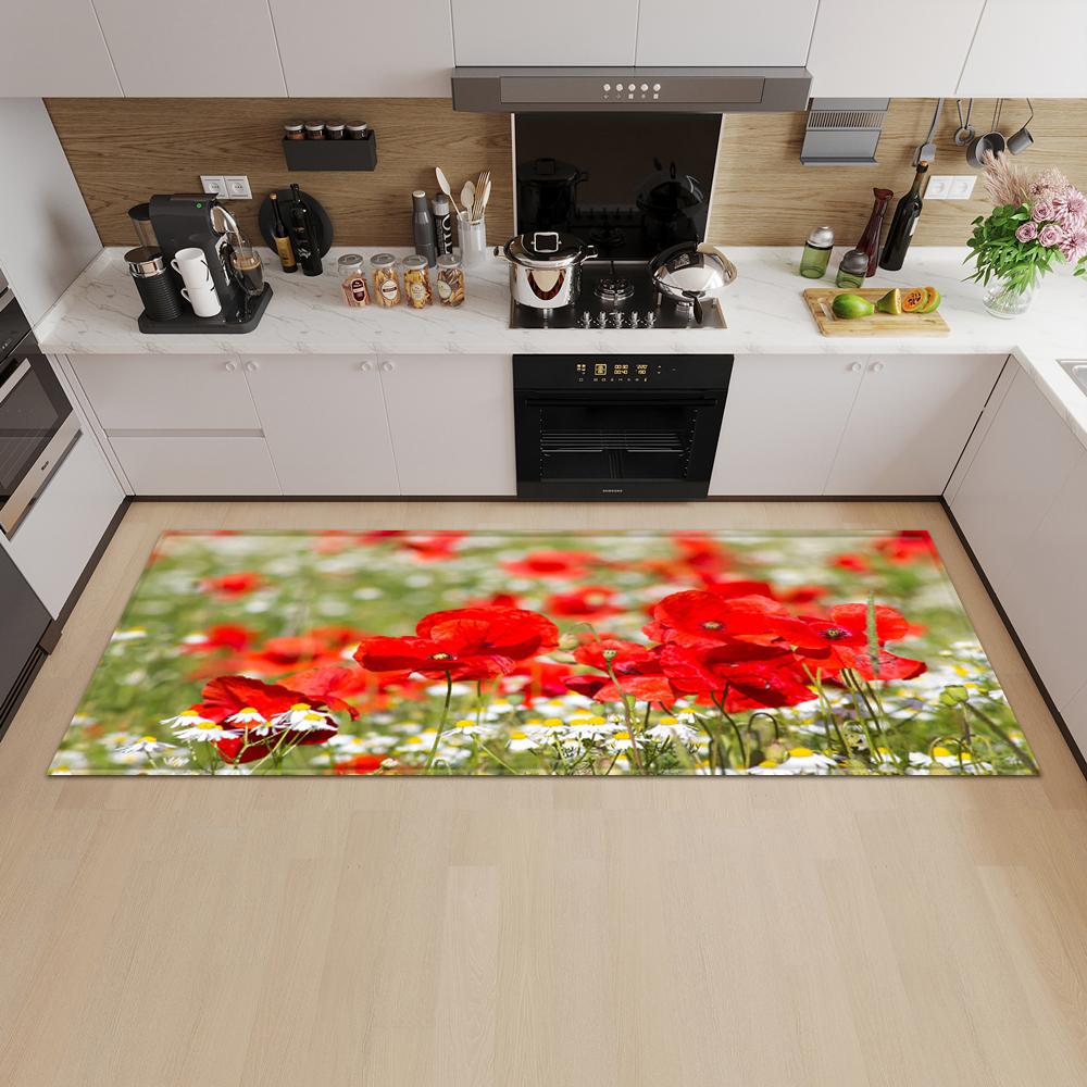 Nordic Kitchen Mat Porch Door Mat Living Room Bedroom Long Carpet Corridor Non-slip Floor Children's Carpet