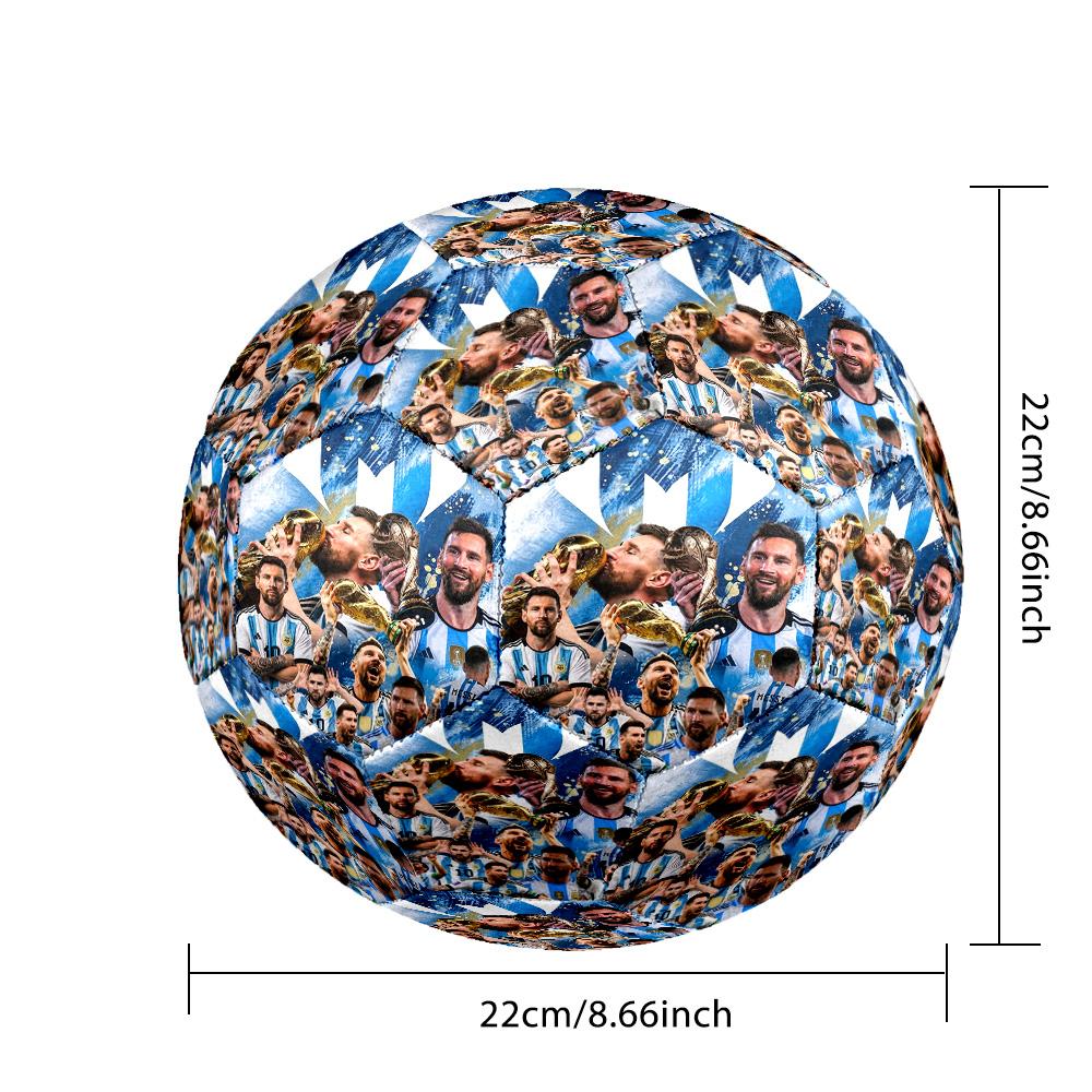 Messi 10 Number Football Soccer Ball Size 5 Football Machinestitched Indooroutdoor Universal Football Unique Gift For Soccer Lovers