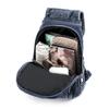 Vintage Denim Bag Multi-functional Chest Bag Women Backpack