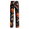 Women's Halloween Print Drawstring Pajama Pants - Soft Casual Sleep Pants with Fun Printed Pattern, Comfy Bottoms for Women, Relaxed Fit
