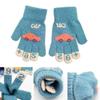 For 3-8 Years Boys Full Finger Warm Knitted Kids Gloves Children Gloves Girls Mittens