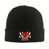 New Geometry Dash Demon Knit Hat Beanies Winter Hats Warm Color Cap Unisex Women