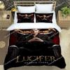 Kreslený TV Lucifer Povlečení Exquisite Bed Supplies Set Povlak na přikrývku pro dospělé Přikrývka Povlečení Dárková sada k narozeninám026