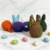 3D Printed Easter Egg Funny Easter Bunny Egg Desk Ornament Easter Basket Stuffers for Home Office Party Decor