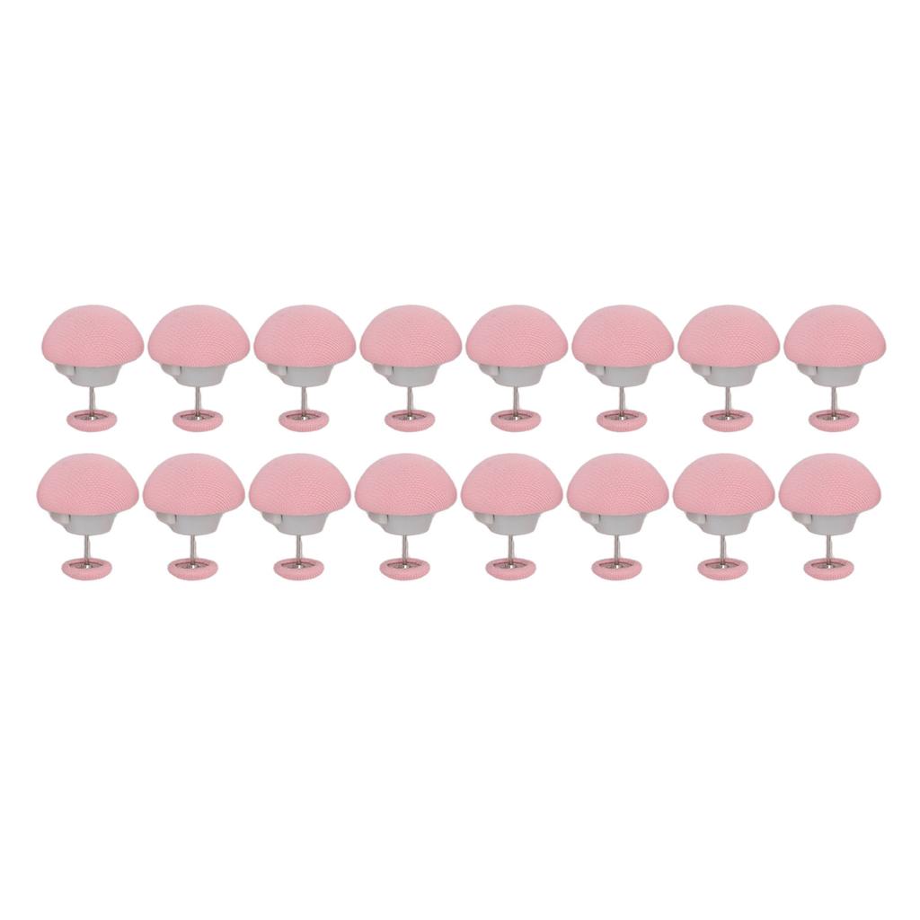 16 STÜCKE Bettdeckenbezug Befestigungsclip Pilzförmige Stoffnadel Kunststoff Quilt Fixator für Zuhause Kissen