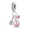 925 Silver Charms Glow-in-the-dark Bulb Firefly Pendant Dangle Charm Fit Fashion Style Bracelet Pendent Women Jewelry
