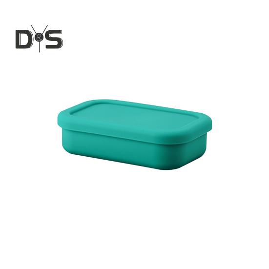 

Портативная коробка для бенто, термостойкая, долговечная, многоразовая, контейнер для обеда бенто S зелёный