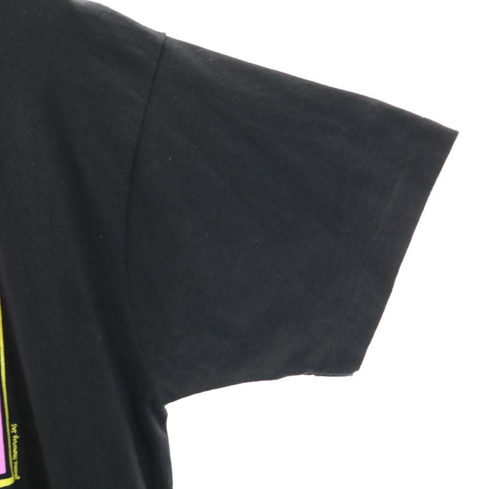 FRUIT OF THE LOOM 90s USA Made Old Art T Bear Print Short Sleeve T-shirt Men's Used