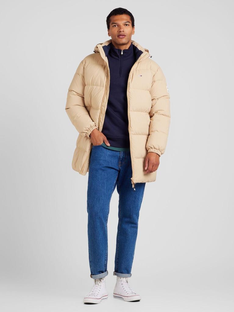 Winter Jacket Tommy Hilfiger Down Hooded Casual Puffer Jacket (DM0DM20466) Gently Golden Color