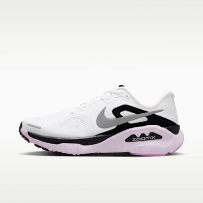Women's Sneakers Wmns Structure Plus'White Black Light Lilac Metallic Silver'