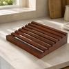 Bakery Display Tray Rustic Wooden Elegant for Cafes, Dessert Shops