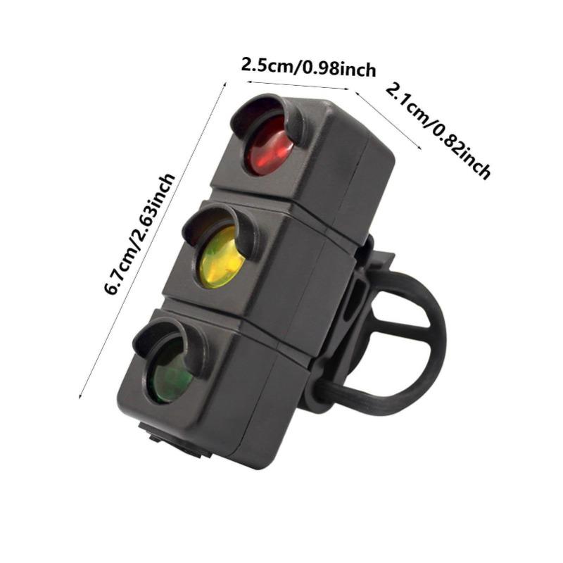 Bicycle Light Warning Red Green Light Flashing Night Riding USB Decoration Charging Tail Light