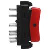 Warning Flasher Switch, Warning Hazard Light Emergency Flasher Switch 1248200110 Red Replacement for W124 W201 W202